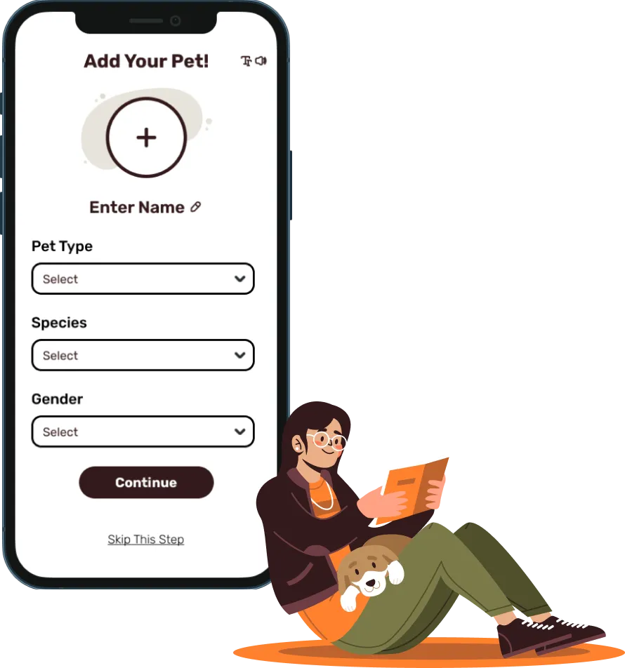 Add your pet preview